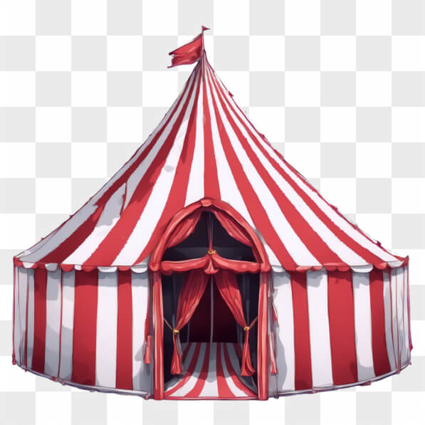 Tente De Cirque En Carton à Colorier – Maison De Jeu Créative Pour Enfants, Montage Facile