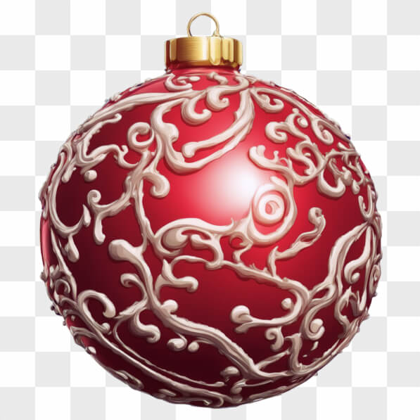 Descarga Adorno navideño rojo elegante con diseños intrincados Cartoons ...