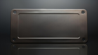 Lege metalen plaat Lege metalen plaat thumbnail