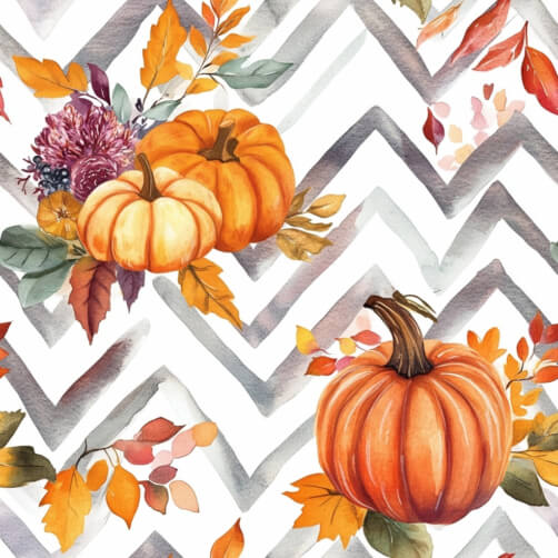 Watercolor Pumpkins and Autumn Leaves Watercolor Pumpkins and Autumn Leaves thumbnail