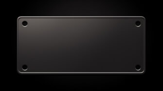 Zwart rechthoekig object Zwart rechthoekig object thumbnail