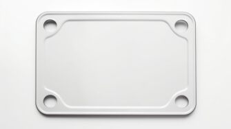 Minimalistische metalen dienblad Minimalistische metalen dienblad thumbnail