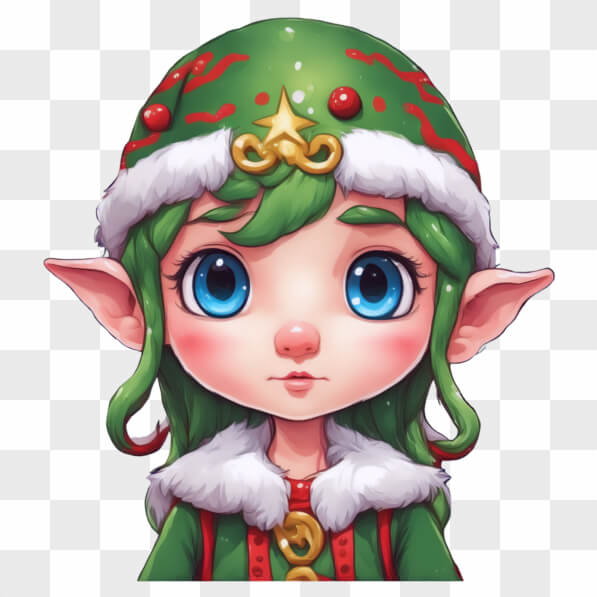 Elf Profile Animation Download Charming Animated Elf Character in Festive Attire Cartoons ...