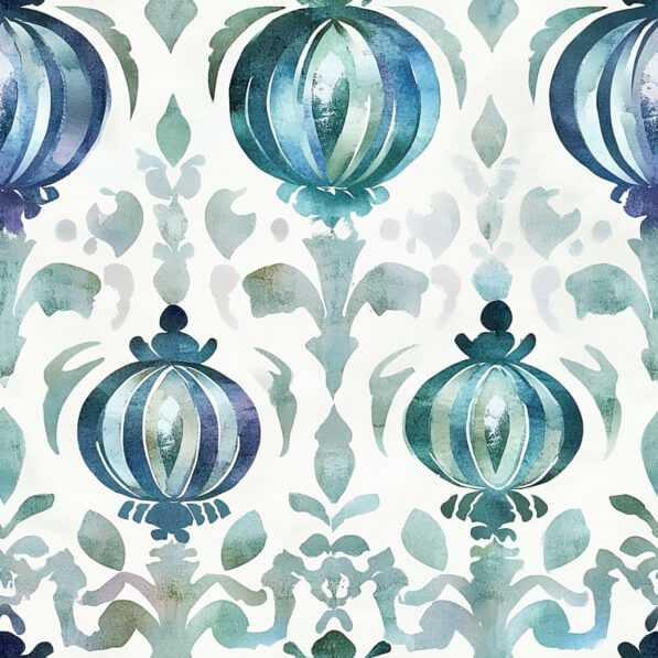Download Ornamental Pattern in Blue and Green Patterns Online ...