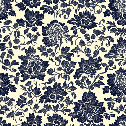 Download Floral Pattern on Navy Background Patterns Online - Creative ...