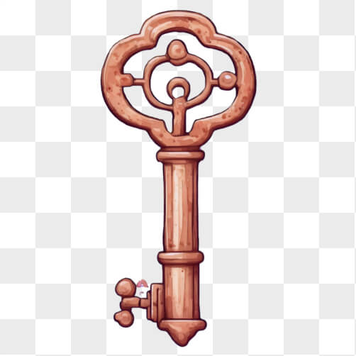Download Ornate Vintage Key Cartoons Online - Creative Fabrica