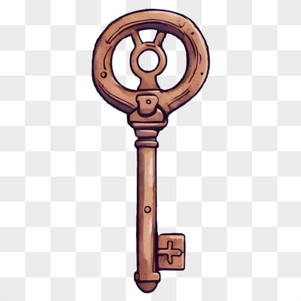 Download Vintage Key Illustration Cartoons Online - Creative Fabrica