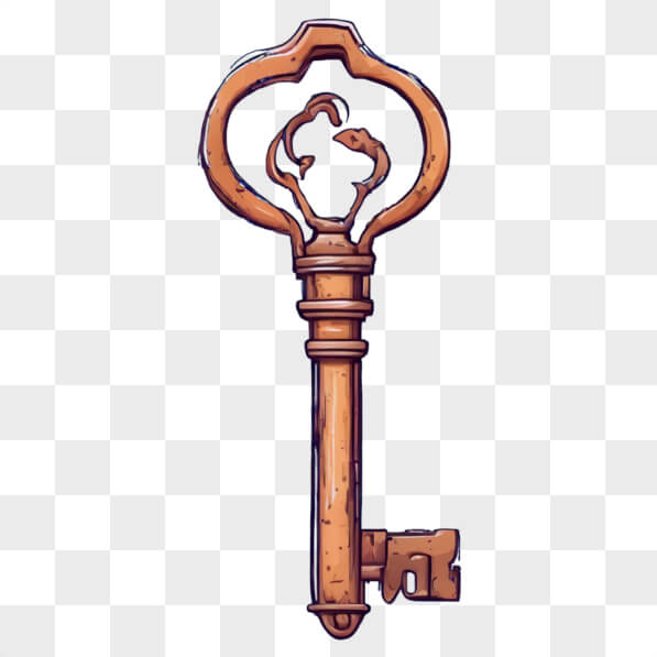 Download Ornate Vintage Key Cartoons Online - Creative Fabrica