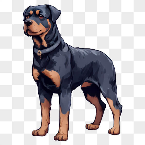 Download Rottweiler Dog Illustration Cartoons Online - Creative Fabrica