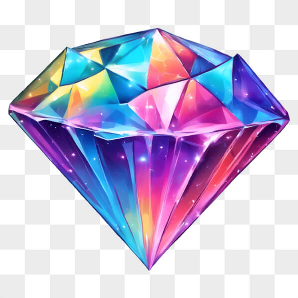 Cartoon Diamond Rasterization Download Vibrant Abstract Diamond Cartoons Online - Creative Fabrica