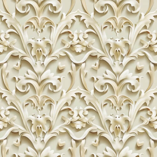 Elegant Floral Pattern in Beige Elegant Floral Pattern in Beige thumbnail