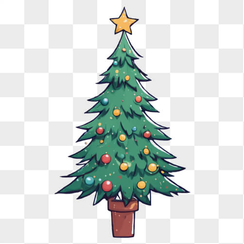 Árvore de Natal Decorada com Enfeites Árvore de Natal Decorada com Enfeites thumbnail