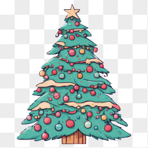 Árvore de Natal Decorada Festivamente Árvore de Natal Decorada Festivamente thumbnail