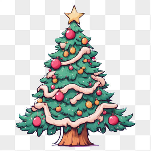 Árvore de Natal Decorada Festivamente Árvore de Natal Decorada Festivamente thumbnail