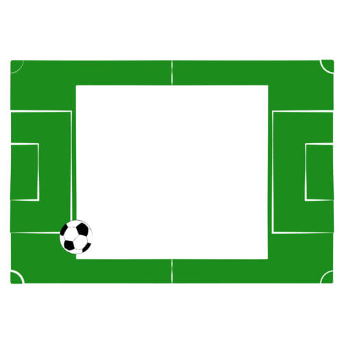 Layout del campo da calcio con pallone Layout del campo da calcio con pallone thumbnail