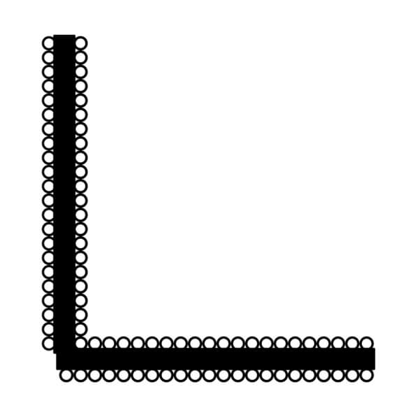 Download Stylized representation of the letter 'L' in circular patterns ...