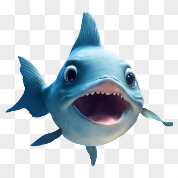 Download Happy Cartoon Fish Cartoons Online - Creative Fabrica