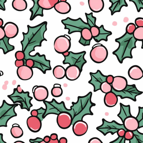 Festive Holly Pattern Festive Holly Pattern thumbnail