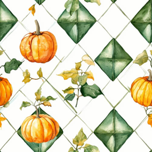 Watercolor Pumpkin Pattern thumbnail