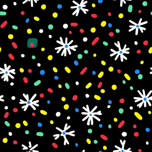 Colorful Abstract Pattern on Black Background Colorful Abstract Pattern on Black Background thumbnail