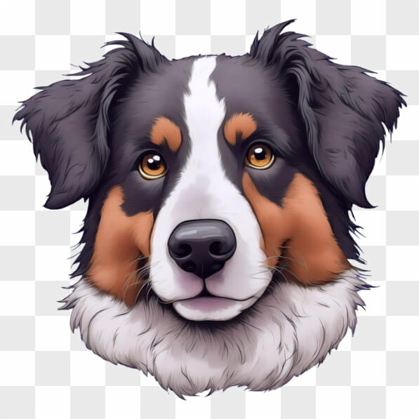Download Illustration of a TriColor Dog Cartoons Online Creative Fabrica