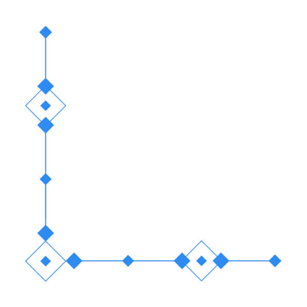 Download Geometric Blue Diamond Pattern Borders & Corners Online ...