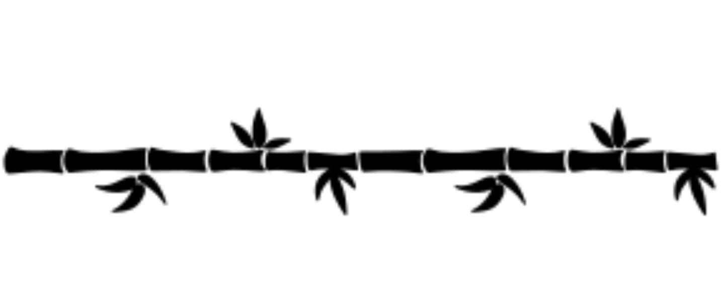 Download Stylized Bamboo Stalk Silhouette Borders & Corners Online -  Creative Fabrica
