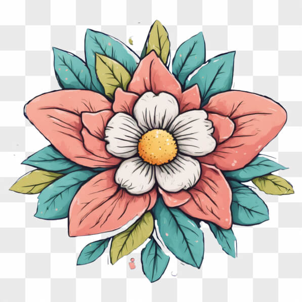 Descarga Diseño de Flor Ilustrado Cartoons En Línea - Creative Fabrica