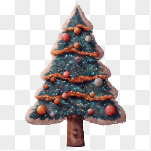 Árvore de Natal Decorada com Enfeites Coloridos Árvore de Natal Decorada com Enfeites Coloridos thumbnail