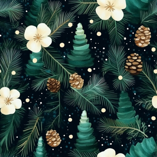 Festive Holiday Arrangement with Trees and Flowers Festive Holiday Arrangement with Trees and Flowers thumbnail