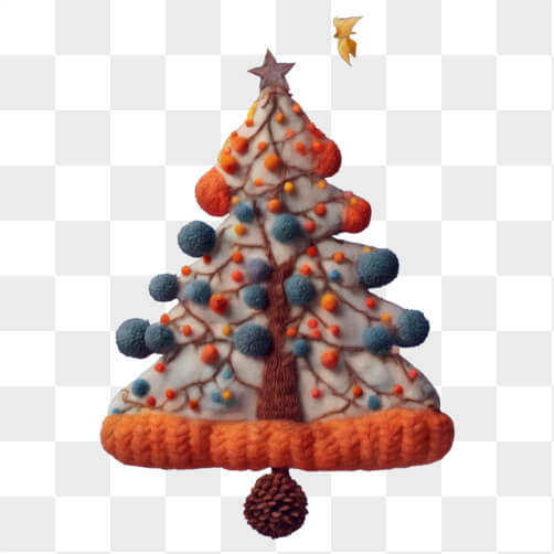 Árvore de Natal Têxtil Colorida Árvore de Natal Têxtil Colorida thumbnail