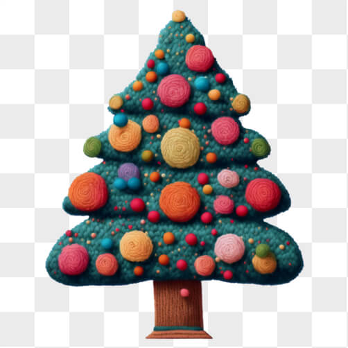 Árvore de Natal Artística Colorida Árvore de Natal Artística Colorida thumbnail