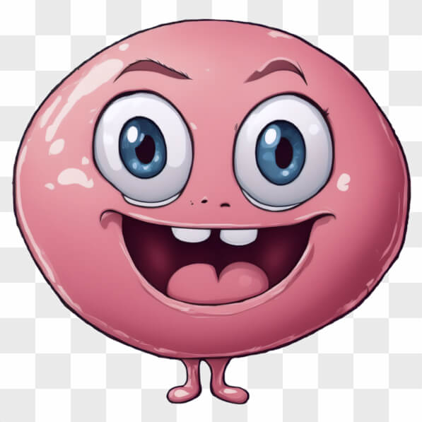 Descarga Personaje de dibujos animados rosa alegre Cartoons En Línea ...