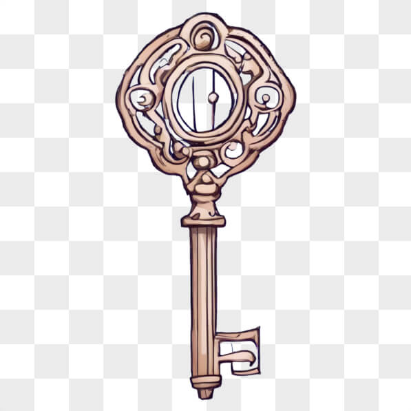 Download Ornate Vintage Key Cartoons Online - Creative Fabrica
