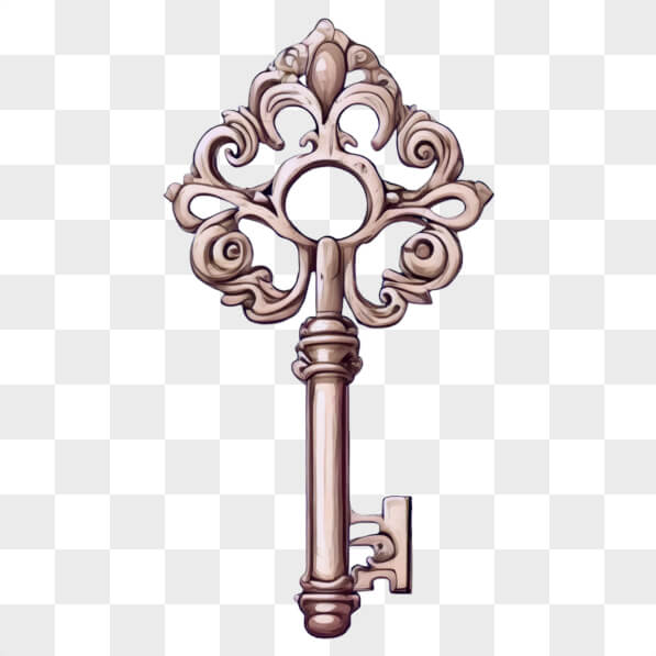 Download Ornate Vintage Key Cartoons Online - Creative Fabrica