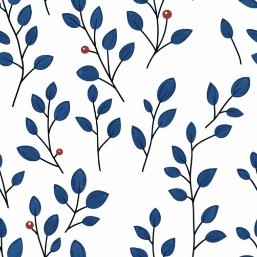 Blue Leaves Pattern Blue Leaves Pattern thumbnail