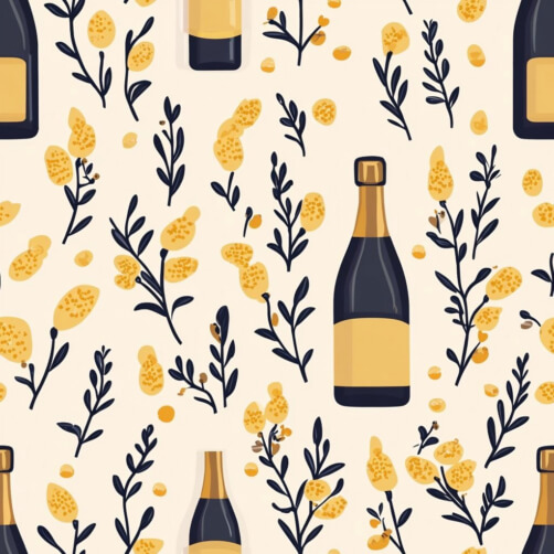 Champagne Pattern with Greenery Champagne Pattern with Greenery thumbnail