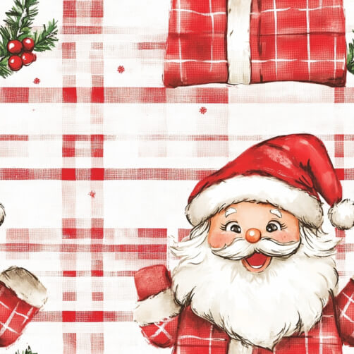 Cheerful Santa Claus in Christmas-themed design Cheerful Santa Claus in Christmas-themed design thumbnail