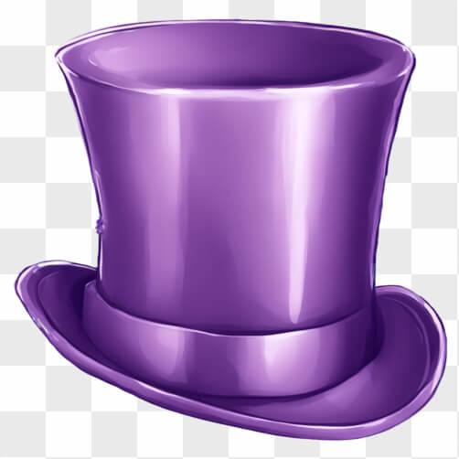 Télécharger Chapeau Haut De Forme Violet Avec Bande Noire Dessins Animes Myd7v8iha