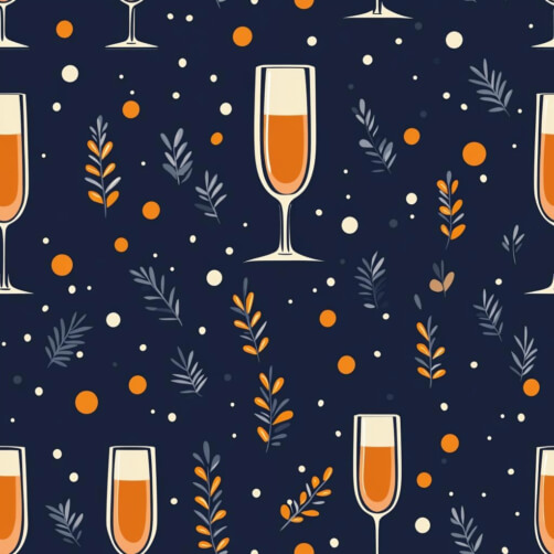 Playful Champagne Glass Pattern Playful Champagne Glass Pattern thumbnail