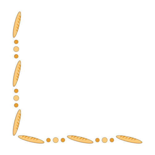 Download Baguette and Bread Roll Border Design Borders & Corners Online ...