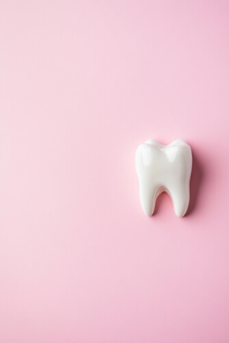 White Tooth Model on Pink Background Patterns White Tooth Model on Pink Background Patterns thumbnail