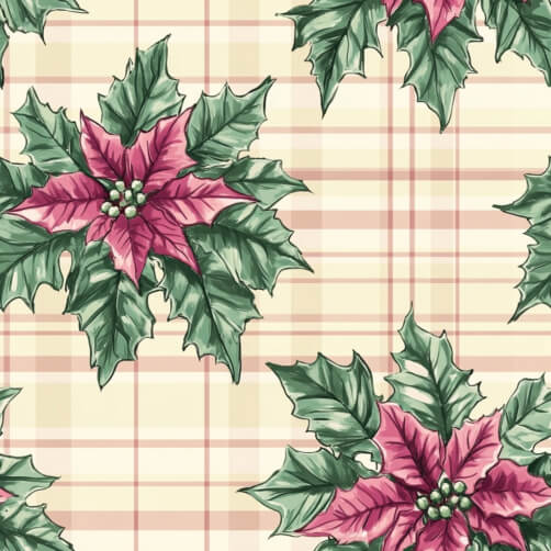Festive Poinsettia Pattern Festive Poinsettia Pattern thumbnail