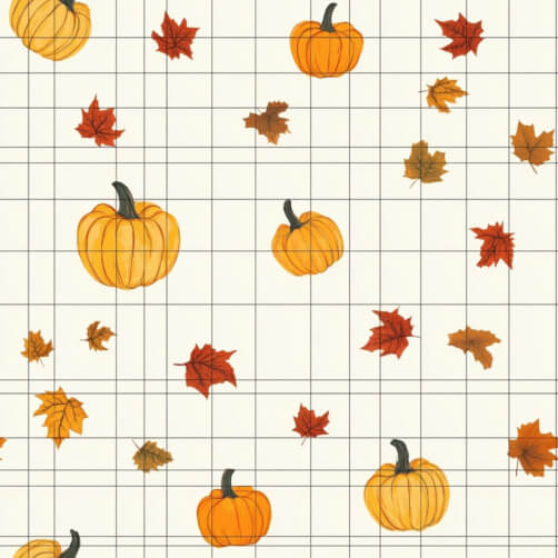 Autumn Pumpkins and Leaves Pattern Autumn Pumpkins and Leaves Pattern thumbnail