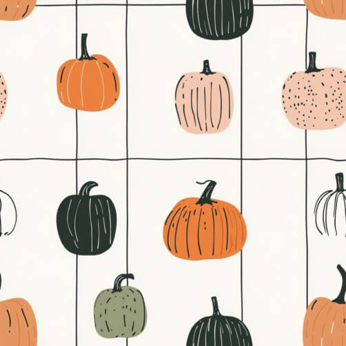 Whimsical Pumpkin Pattern for Fall Whimsical Pumpkin Pattern for Fall thumbnail