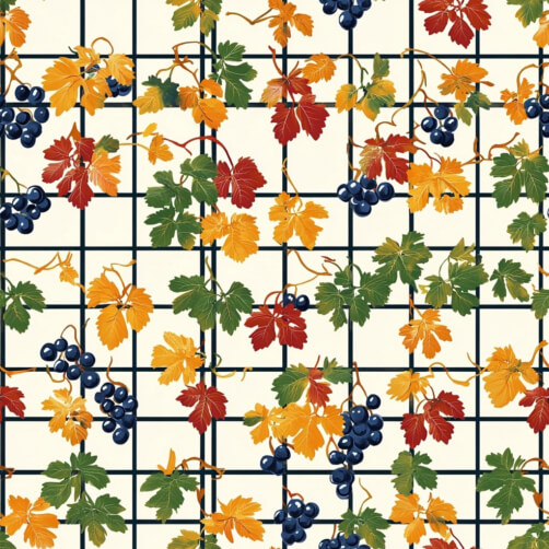 Pattern of Grapevines and Leaves Pattern of Grapevines and Leaves thumbnail