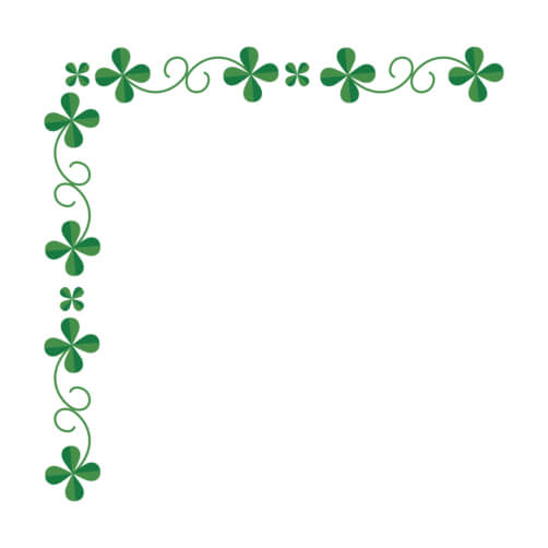 Download Green Clover Border for St. Patrick's Day Borders & Corners ...