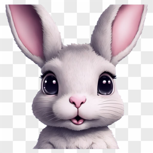 Download Cute Cartoon Rabbit with Big Eyes Cartoons Online - Creative ...