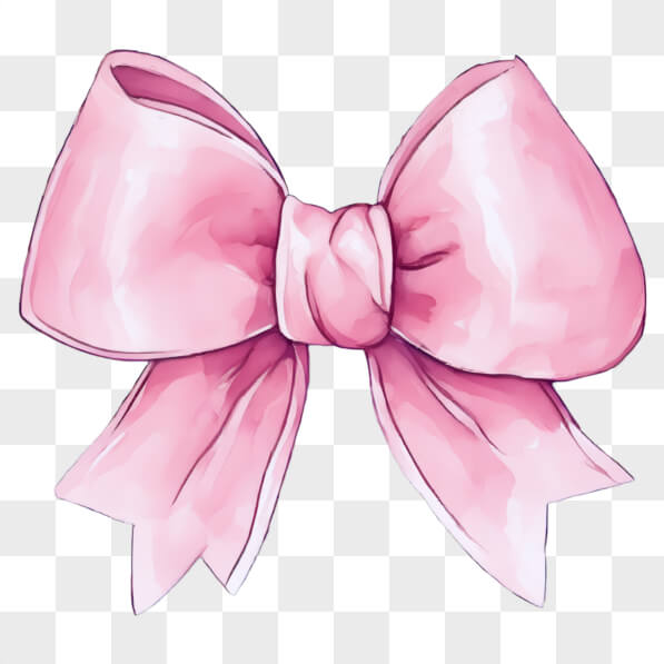 Descarga Ilustración de moño rosa Cartoons En Línea - Creative Fabrica