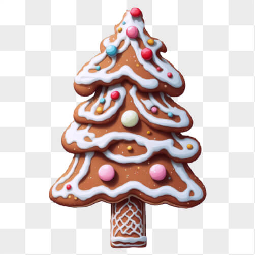 Árvore de Natal de pão de gengibre Árvore de Natal de pão de gengibre thumbnail
